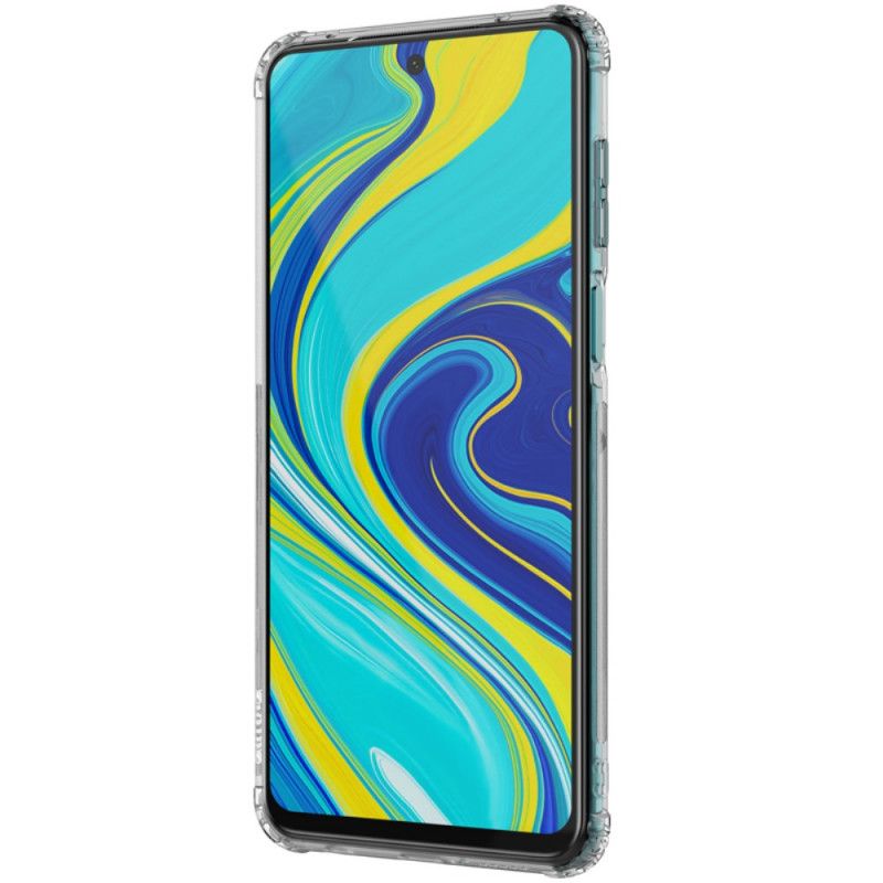 Hülle Xiaomi Redmi Note 9S / Note 9 Pro Weiß Verstärkte Transparente Nillkin