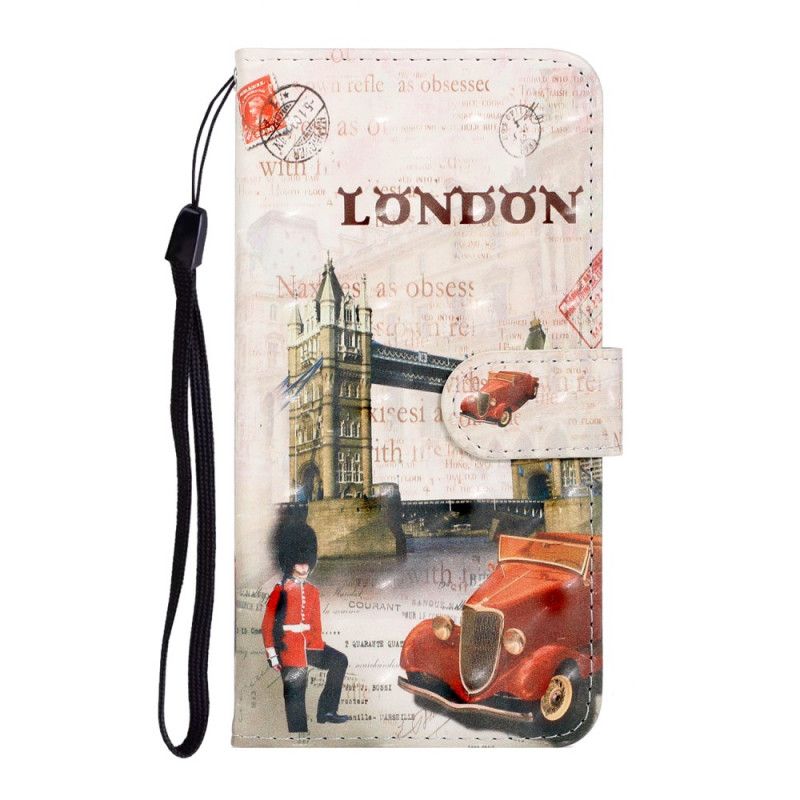 Lederhüllen Xiaomi Redmi Note 9S / Note 9 Pro London Reise