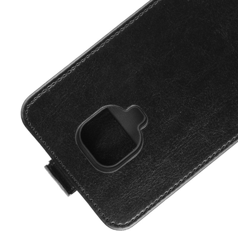 Lederhüllen Xiaomi Redmi Note 9S / Note 9 Pro Schwarz Faltbar