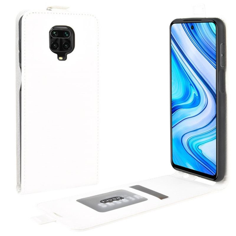 Lederhüllen Xiaomi Redmi Note 9S / Note 9 Pro Schwarz Faltbar