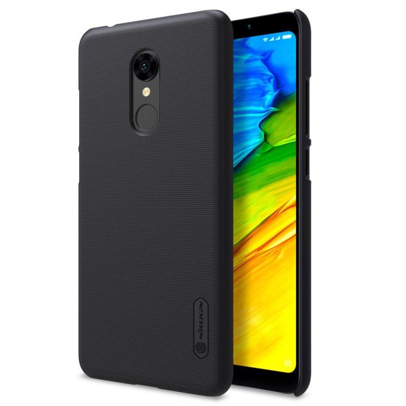 Hülle Xiaomi Redmi 5 Schwarz Starrer Gefrosteter Nillkin