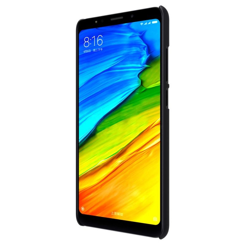 Hülle Xiaomi Redmi 5 Schwarz Starrer Gefrosteter Nillkin