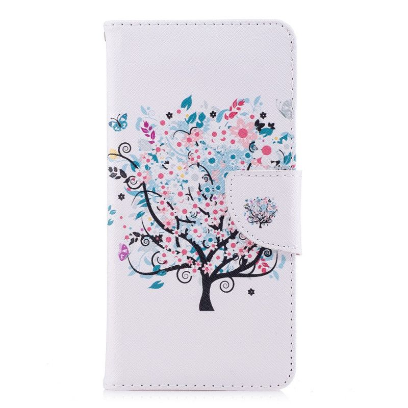 Lederhüllen Xiaomi Redmi 5 Blühender Baum