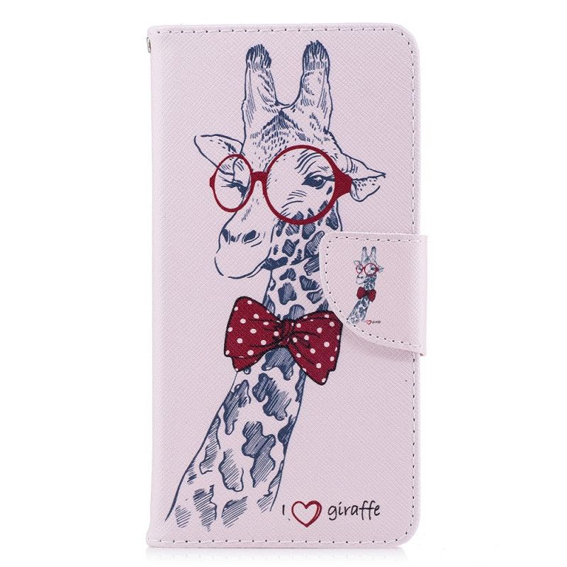 Lederhüllen Xiaomi Redmi 5 Nerd-Giraffe