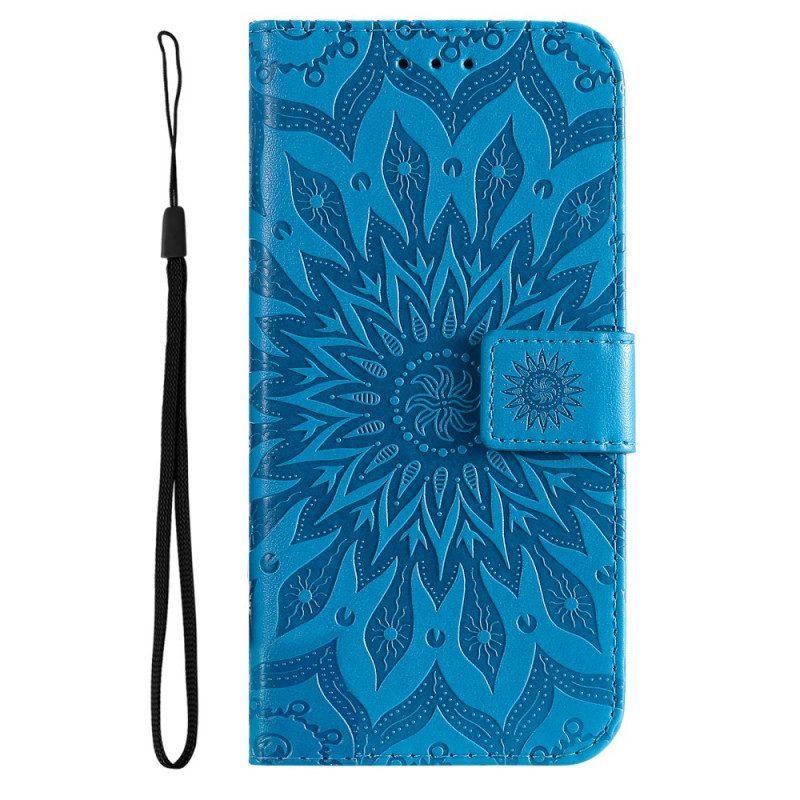 Flip Case Für Poco M4 Pro 5G Sonnenblume