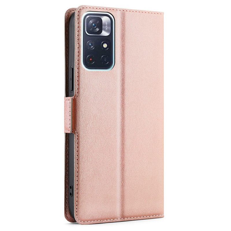 Flip Case Für Poco M4 Pro 5G Stil: Lederfinesse