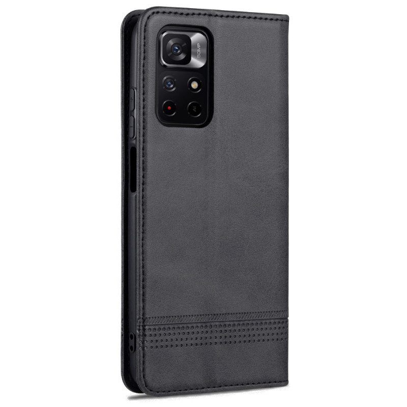 Schutzhülle Für Poco M4 Pro 5G Flip Case Azns Leder-styling