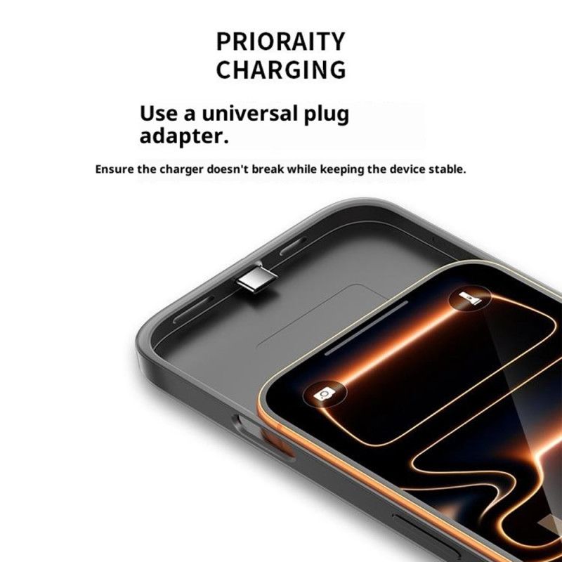 Externe Akkuhülle Mit 5000 Mah Für iPhone 17 Pro Mit Integriertem Ständer