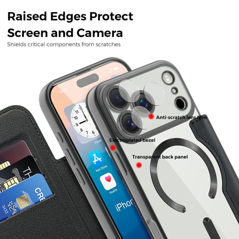 Flip Case iPhone 17 Pro Magsafe-kompatibel Gesteppt