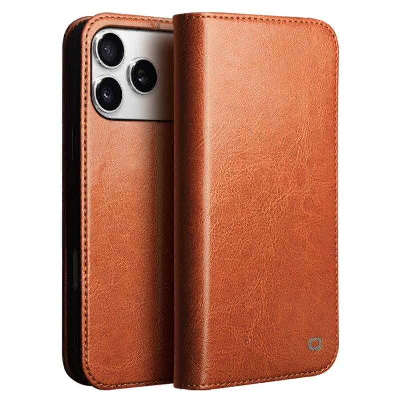 Flip Case iPhone 17 Pro Vintage Qialino
