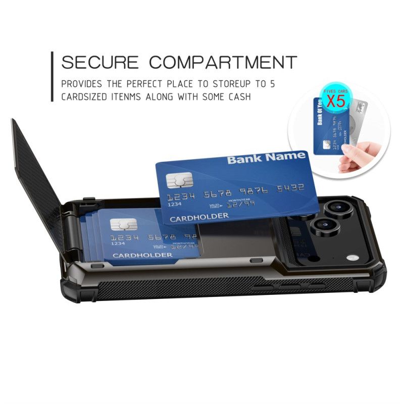 Hülle Für iPhone 17 Pro Klappbarer Kartenhalter