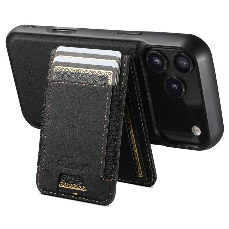 Hülle Für iPhone 17 Pro Magsafe 2-in-1 Abnehmbarer Kartenhalter