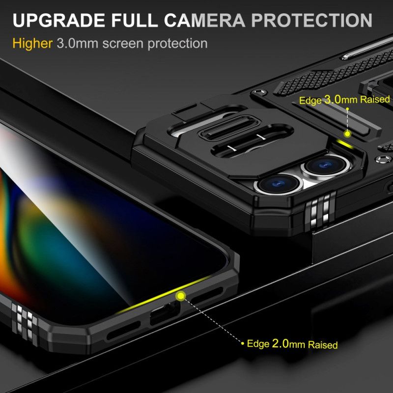 Hülle Für iPhone 17 Pro Verschiebbarer Objektivschutz Und Halterung