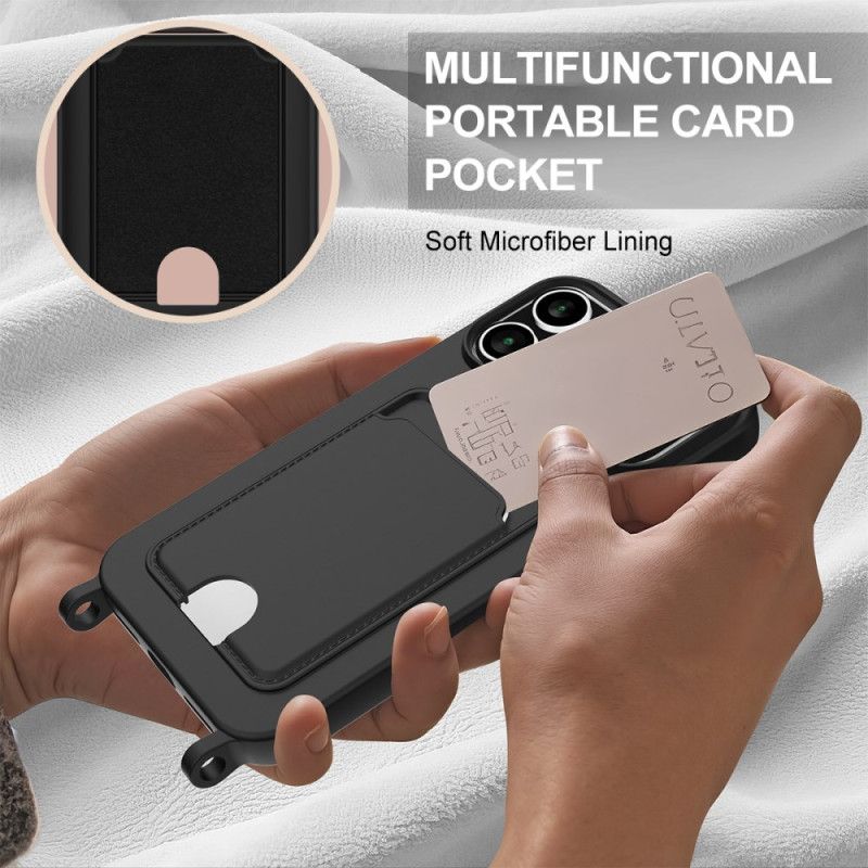 Hülle iPhone 17 Pro Kartenetui Mit Kordel