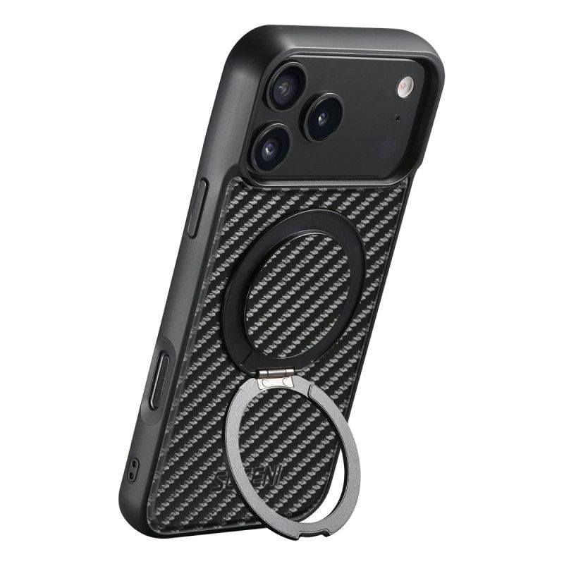 Hülle iPhone 17 Pro Magsafe-drehhalterung Und Carbonfaser