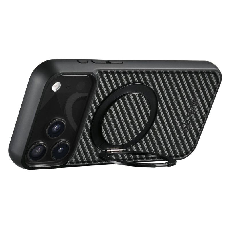 Hülle iPhone 17 Pro Magsafe-drehhalterung Und Carbonfaser