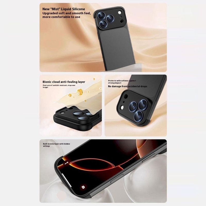 Hülle iPhone 17 Pro Rahmenlos Mit Eckenschutz Und Integrierter Linse