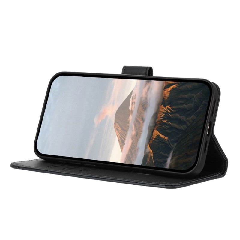 Lederhüllen Für iPhone 17 Pro Dreiecksmuster