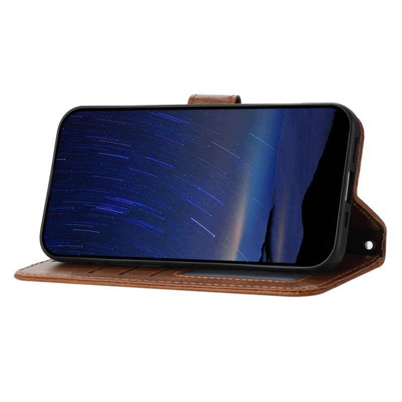 Lederhüllen Für iPhone 17 Pro Retro-riemendesign