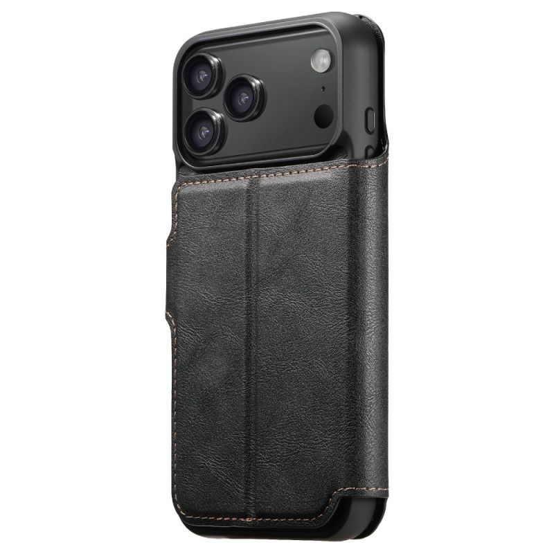 Lederhüllen iPhone 17 Pro Handyhülle Magnetisch Mit Abnehmbarer Retro-hülle