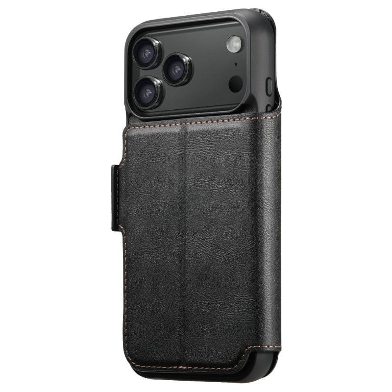 Lederhüllen iPhone 17 Pro Handyhülle Magsafe Zweifarbige Abnehmbare Hülle