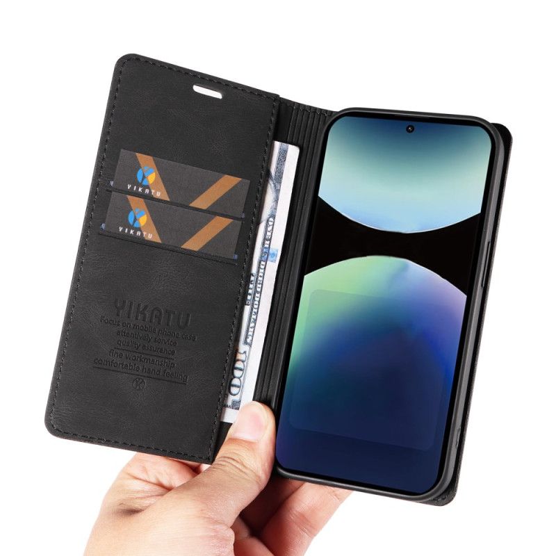 Flip Case Für Xiaomi Redmi Note 14 Pro 4g Wildlederoptik Ykatu