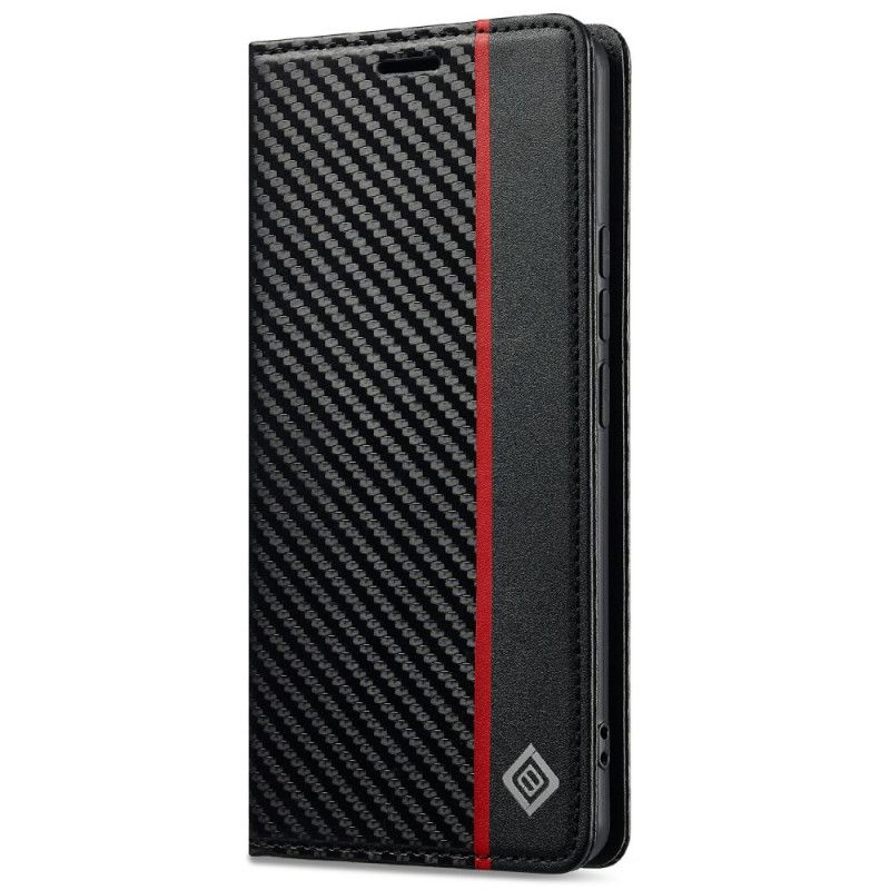 Flip Case Xiaomi Redmi Note 14 Pro 4g Handyhülle Carbonfaser-textur