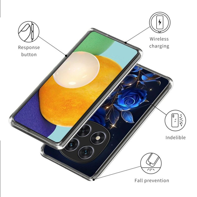 Hülle Für Xiaomi Redmi Note 14 Pro 4g Blaue Rosen