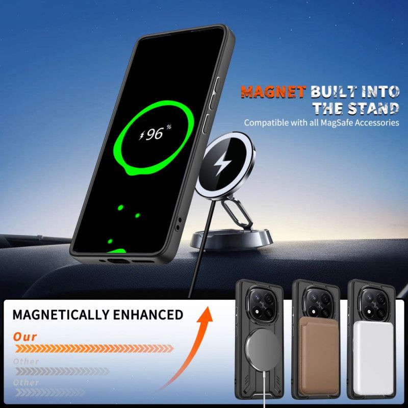 Hülle Xiaomi Redmi Note 14 Pro 4g Handyhülle Magsafe-kompatibel Mit Drehbarem Ständer