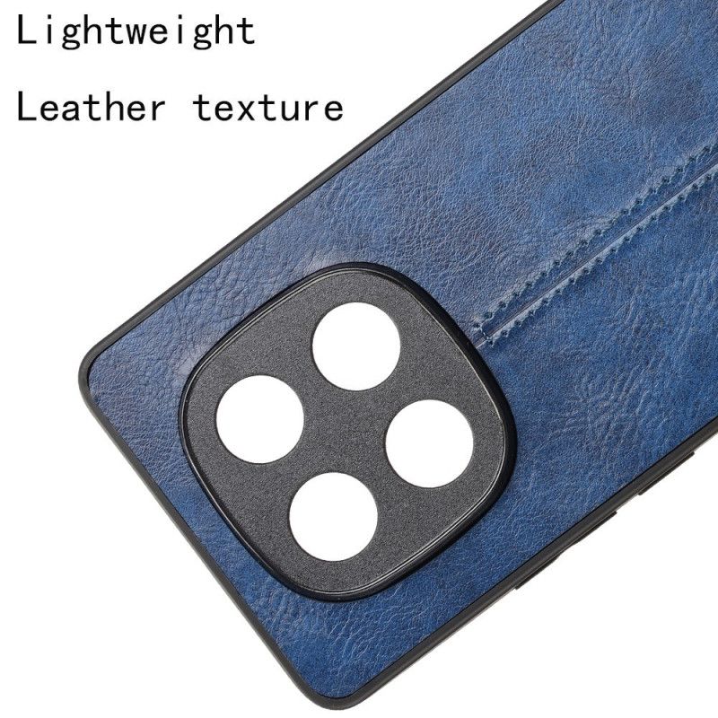 Hülle Xiaomi Redmi Note 14 Pro 4g Ziernähte In Lederoptik