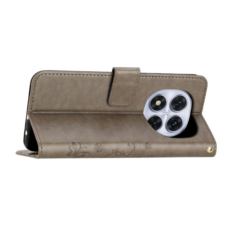 Lederhüllen Für Xiaomi Redmi Note 14 Pro 4g Florales Muster