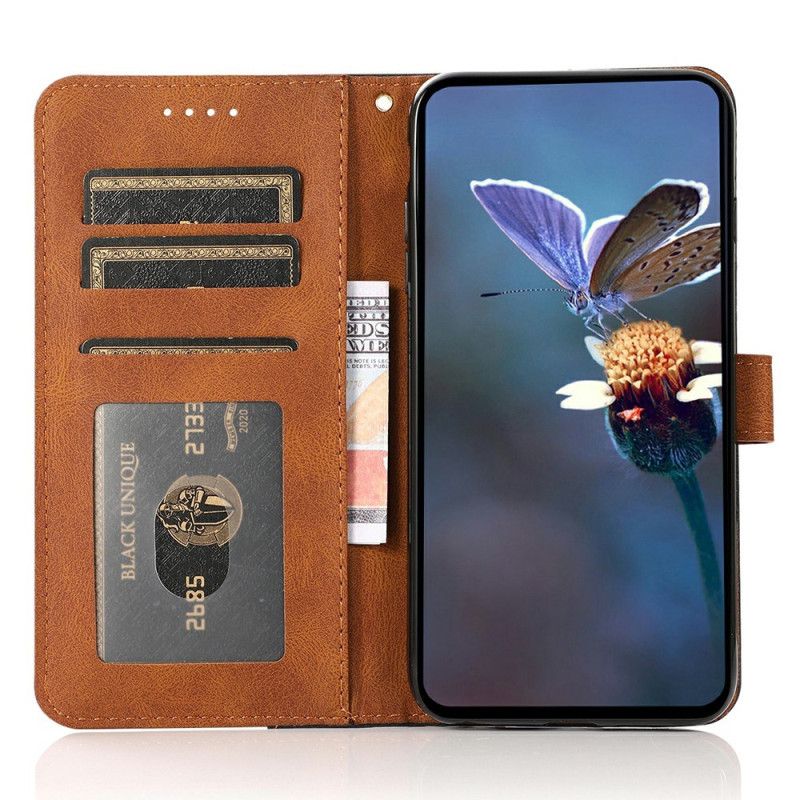 Lederhüllen Für Xiaomi Redmi Note 14 Pro 4g Zweifarbig