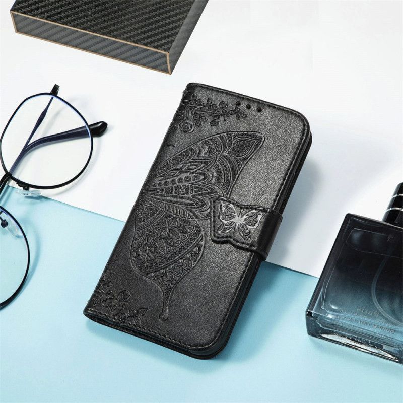 Lederhüllen Xiaomi Redmi Note 14 Pro 4g Barock-schmetterling