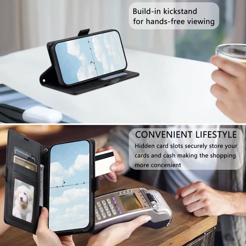 Lederhüllen Xiaomi Redmi Note 14 Pro 4g Gesteppt Mit Riemen