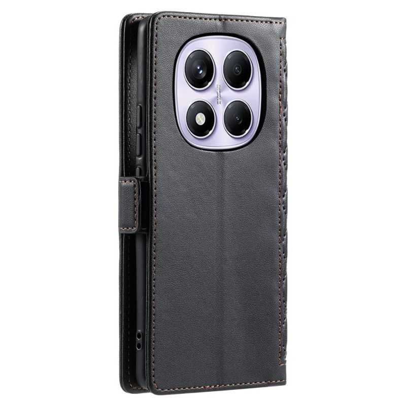 Lederhüllen Xiaomi Redmi Note 14 Pro 4g Gesteppt Mit Riemen