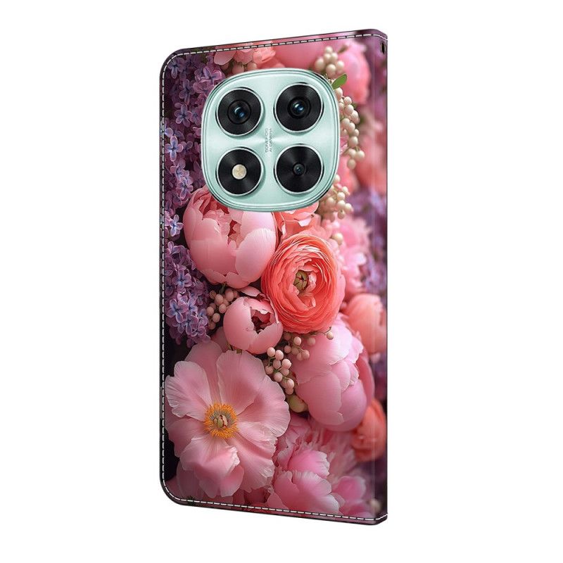 Lederhüllen Xiaomi Redmi Note 14 Pro 4g Handyhülle Blumig