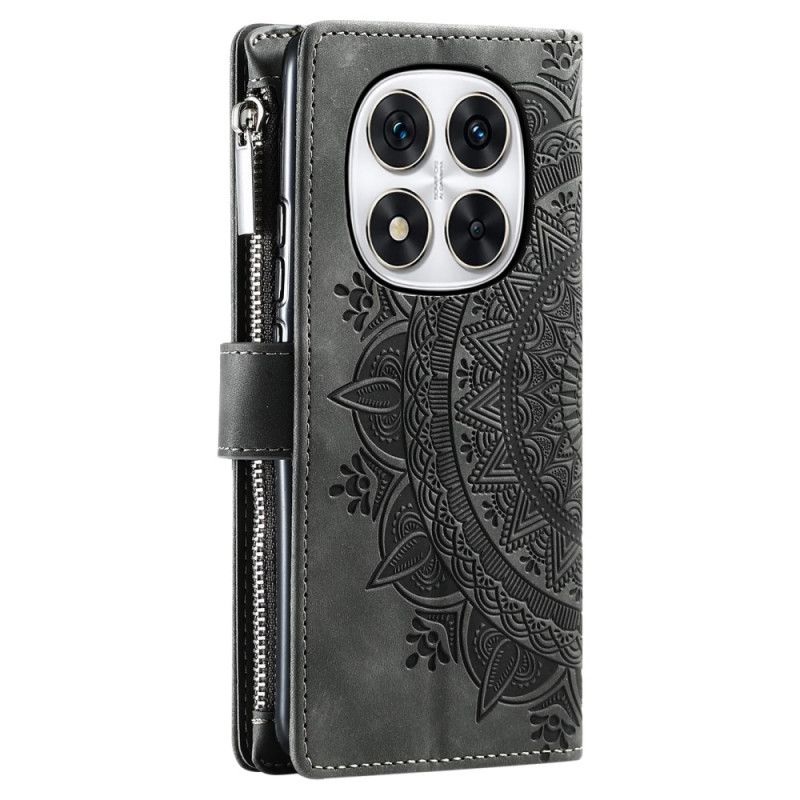 Lederhüllen Xiaomi Redmi Note 14 Pro 4g Handyhülle Mandala-wildlederoptik