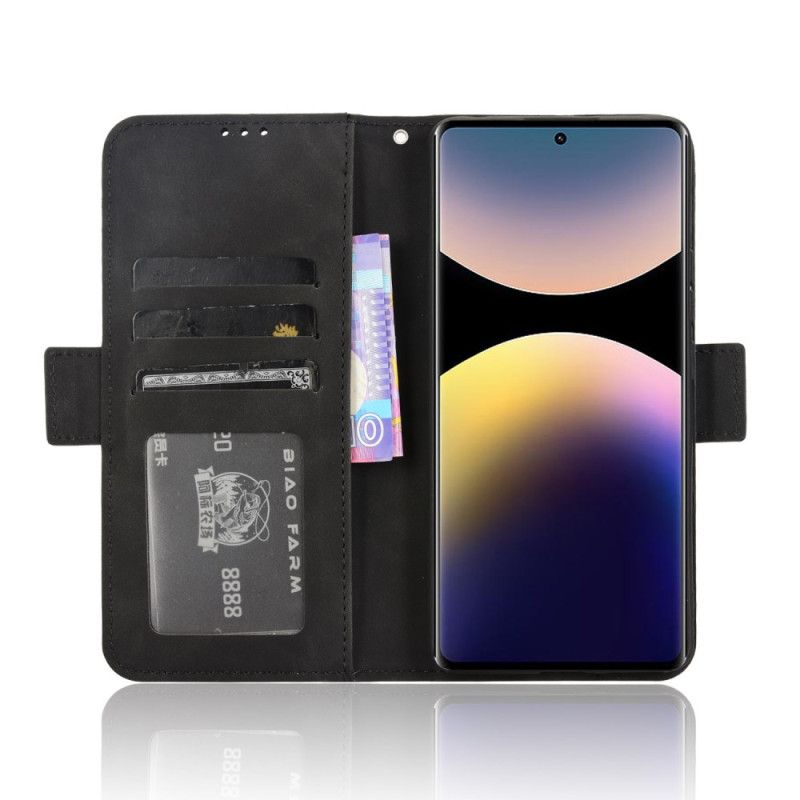 Lederhüllen Xiaomi Redmi Note 14 Pro 4g Handyhülle Mehrfach-kartenhalter