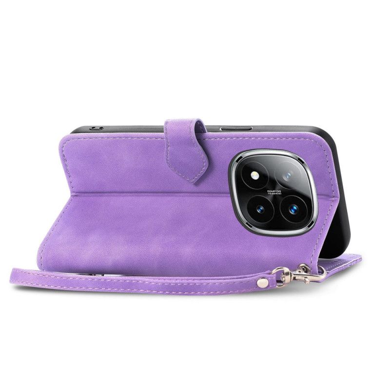 Lederhüllen Xiaomi Redmi Note 14 Pro 4g Handyhülle Wildleder Spitzeneffekt