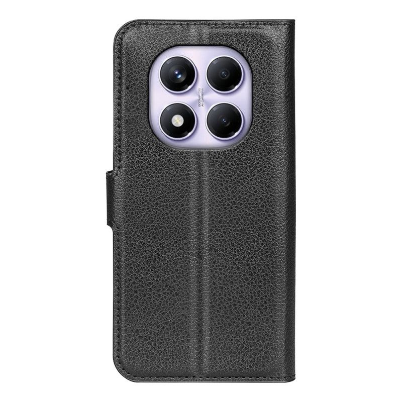 Lederhüllen Xiaomi Redmi Note 14 Pro 4g Klassisches Litschi-kunstleder