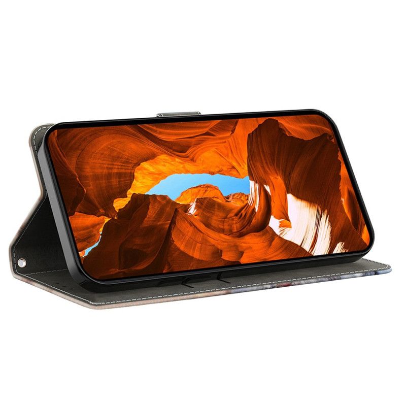 Lederhüllen Xiaomi Redmi Note 14 Pro 4g Weißer Wolf