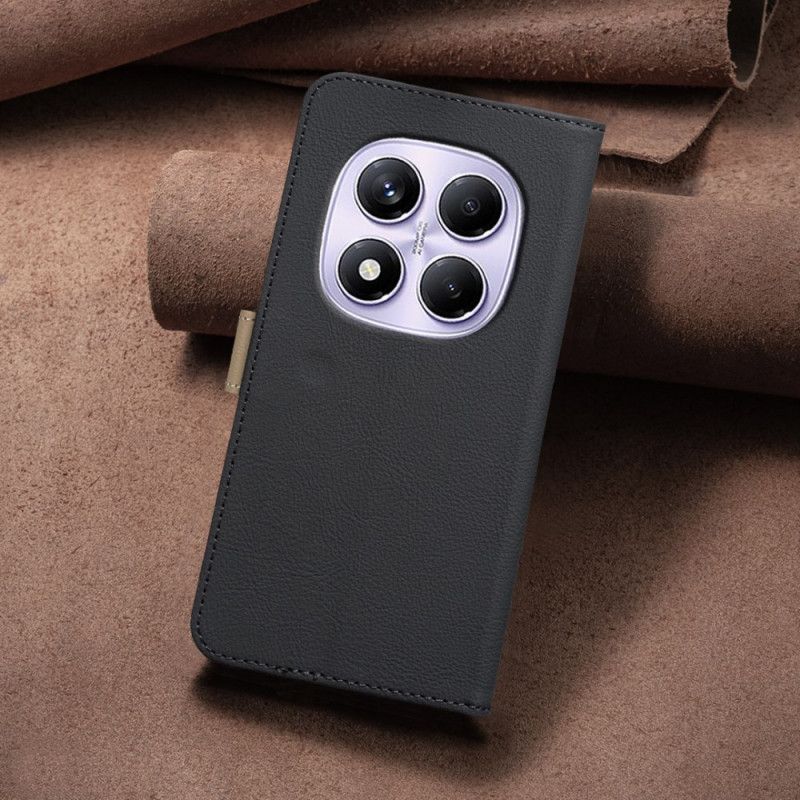 Lederhüllen Xiaomi Redmi Note 14 Pro 4g Zweifarbig Binfen Color