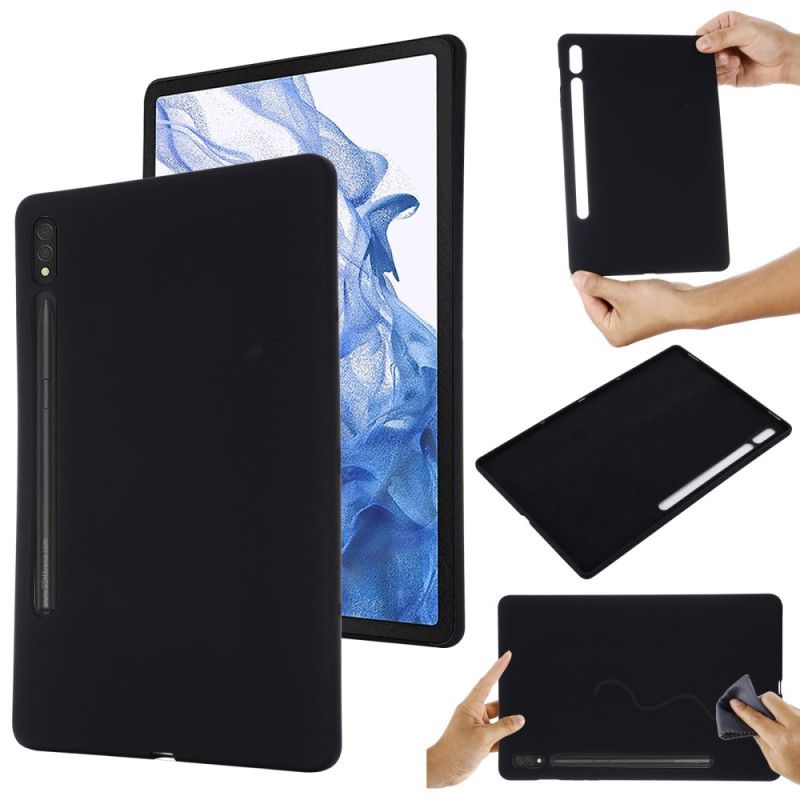 Hülle Samsung Galaxy Tab S10 Ultra Handyhülle Flüssigsilikon