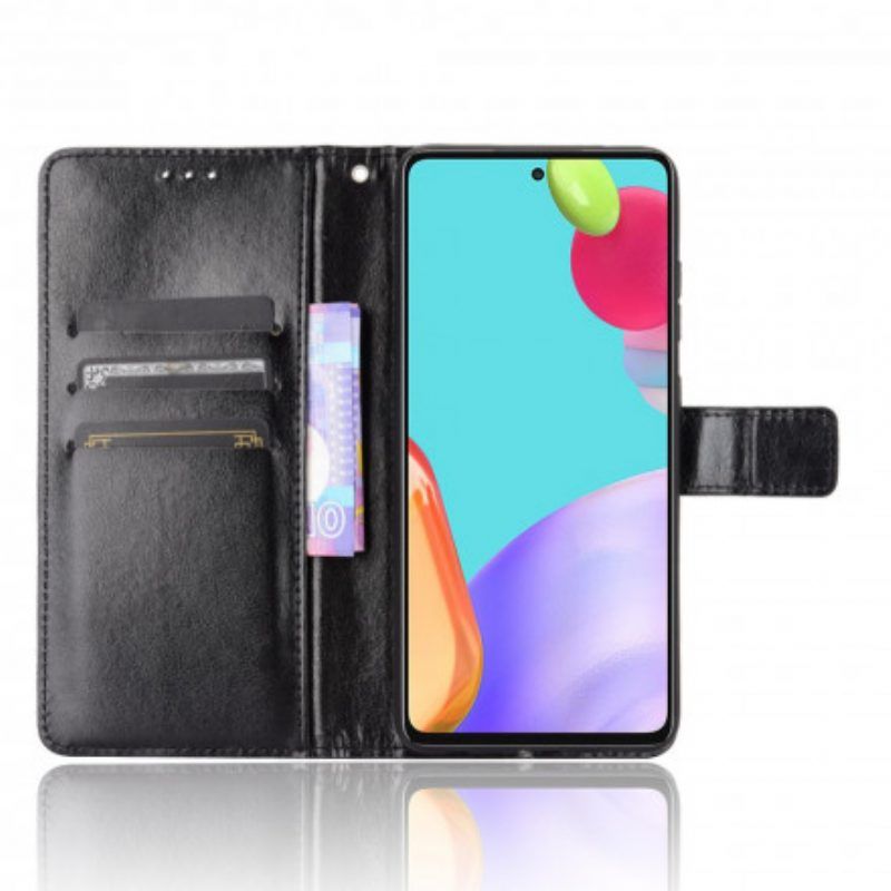 Flip Case Für Samsung Galaxy A52 4G / A52 5G / A52s 5G Auffälliges Kunstleder