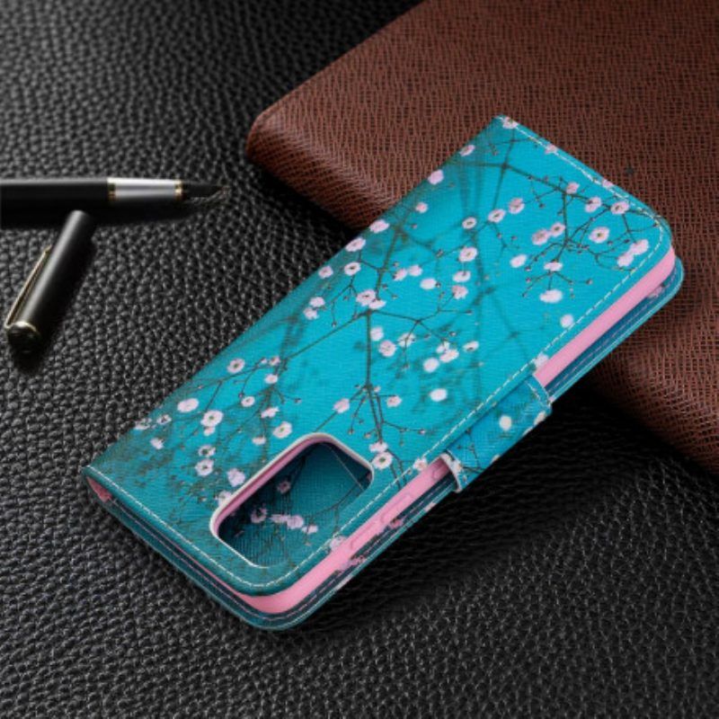 Flip Case Für Samsung Galaxy A52 4G / A52 5G / A52s 5G Blühender Baum