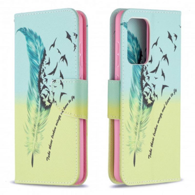 Flip Case Für Samsung Galaxy A52 4G / A52 5G / A52s 5G Fliegen Lernen