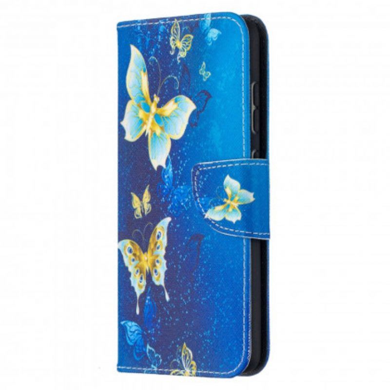 Flip Case Für Samsung Galaxy A52 4G / A52 5G / A52s 5G Schmetterlingskönige