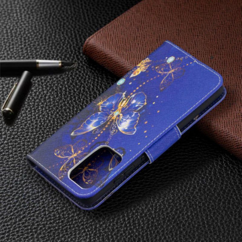 Flip Case Für Samsung Galaxy A52 4G / A52 5G / A52s 5G Schmetterlingskönige
