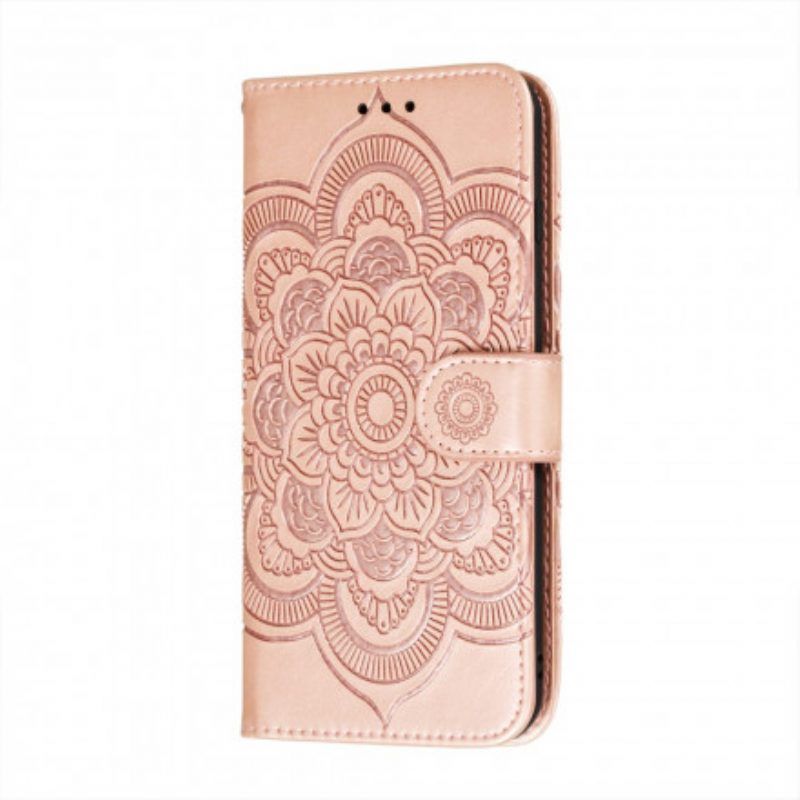 Flip Case Für Samsung Galaxy A52 4G / A52 5G / A52s 5G Vollständiges Mandala