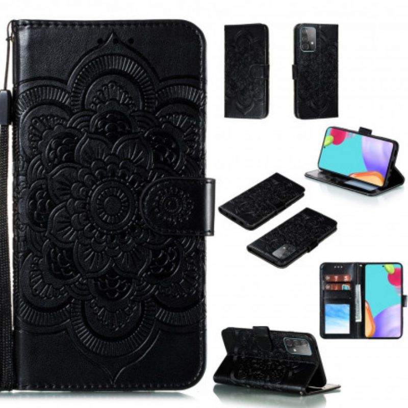 Flip Case Für Samsung Galaxy A52 4G / A52 5G / A52s 5G Vollständiges Mandala